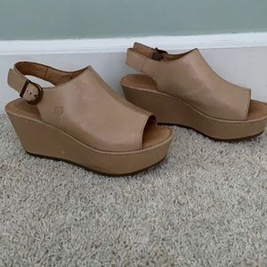 Born all leather platforms